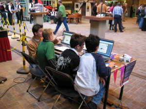 VTB-parade (2005): leerlingen en WebQuests.